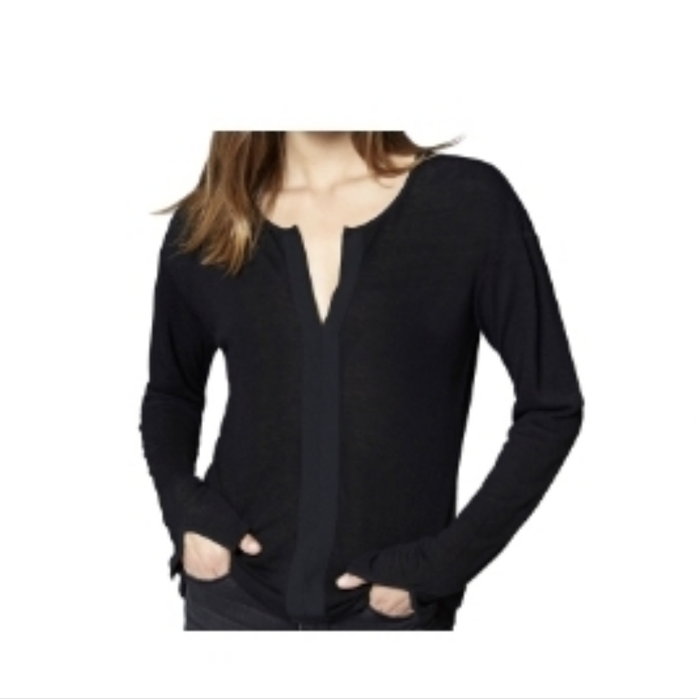 Sanctuary Women's Long Sleeve Top Black XL